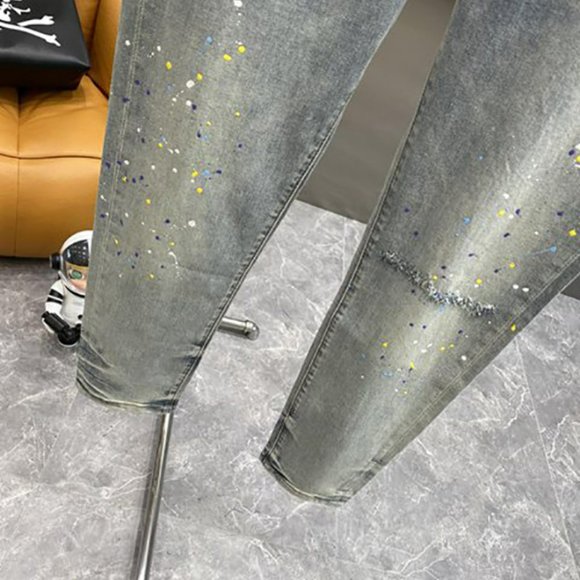 Amiri Skinny Colorful Painter Jeans - Picture 4 of 9